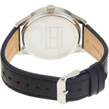 Shop Tommy Hilfiger Damon Multifunction Black Dial Black Leather Strap Watch for Men - 1791417 in USA