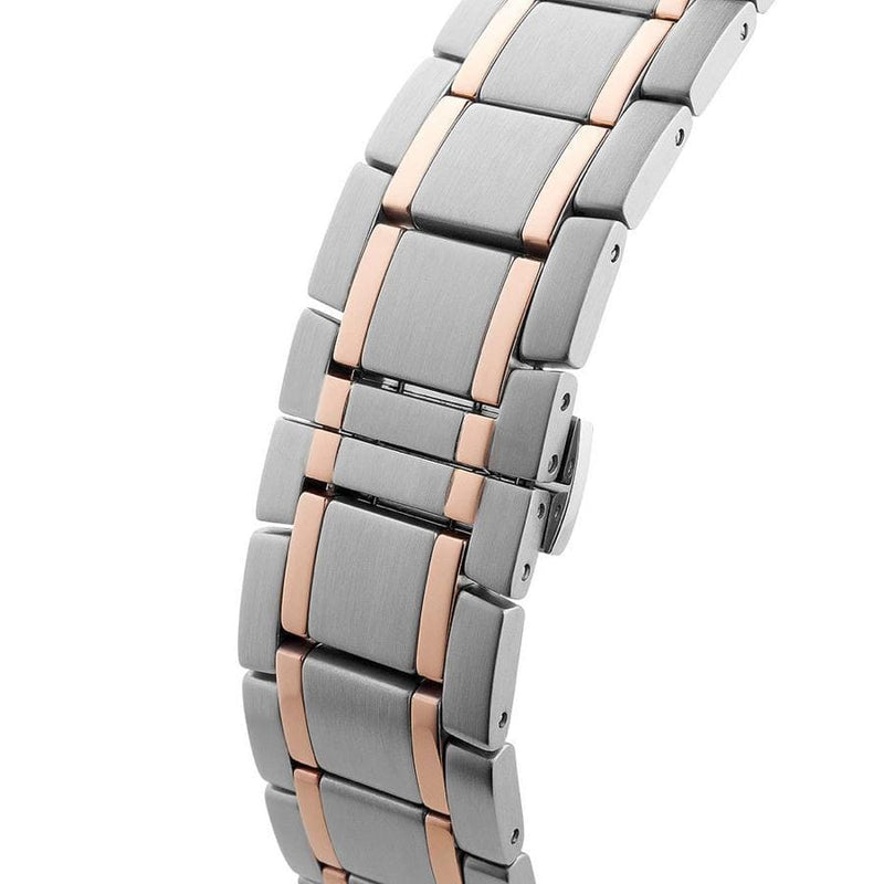 Emporio Armani Renato Chronograph Black Dial Two Tone Steel Strap Watch For Men - AR11165 Buy Now By Emporio Armani