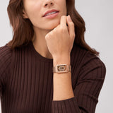 Fossil Raquel Three Hand Date Brown Dial Rose Gold Steel Strap Watch For Women - ES5323 Buy Now By Fossil
