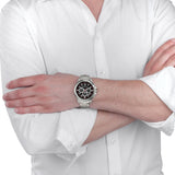 Maserati Successo Chronograph Black Dial Silver Steel Strap Watch For Men - R8873621009 Buy Now By Maserati