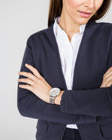 Shop Tommy Hilfiger Carly White Dial Silver Stainless Steel Strap Watch for Women - 1781787 in USA