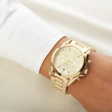 Michael Kors Bradshaw Gold Dial Gold Steel Strap Watch for Women - MK5605 Buy Now By Michael Kors