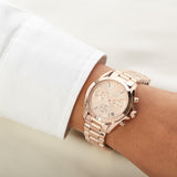 Michael Kors Bradshaw Chronograph Rose Gold Dial Rose Gold Steel Strap Watch for Women - MK5799 Buy Now By Michael Kors