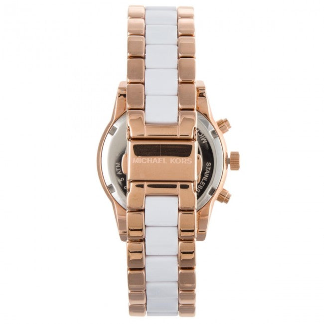 Michael Kors Ritz White Dial Two Tone Steel Strap Watch for Women - MK6324 Buy Now By Michael Kors