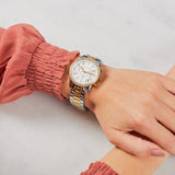 Michael Kors Ritz White Dial Two Tone Steel Strap Watch for Women - MK6474 Buy Now By Michael Kors