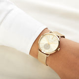 Michael Kors Portia Gold Dial Gold Mesh Bracelet Watch for Women - MK3844 Buy Now By Michael Kors