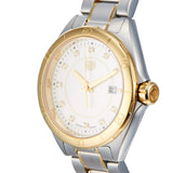 Shop Tag Heuer Formula 1 Diamonds Mother of Pearl White Dial Two Tone Steel Strap Watch for Women - WBJ1421.BB0648 in USA