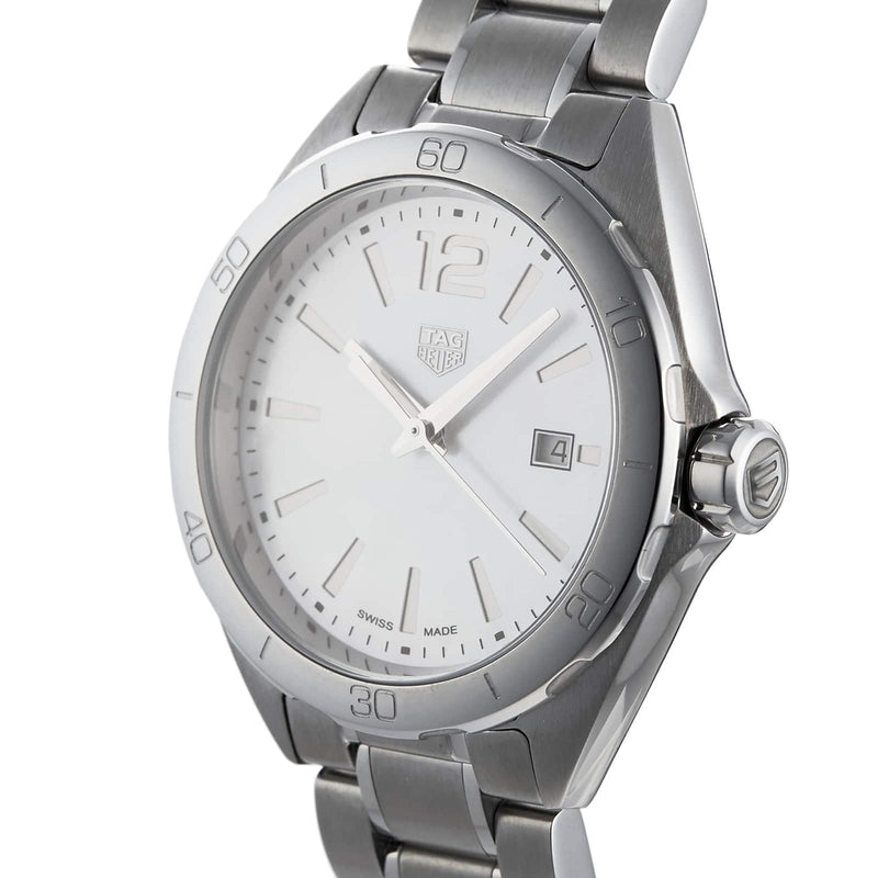 Shop Tag Heuer Formula 1 Quartz Mother of Pearl White Dial Silver Steel Strap Watch for Women - WBJ1418.BA0664 in USA