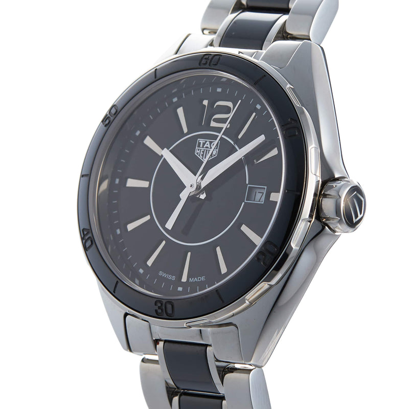 Shop Tag Heuer Formula 1 Quartz Black Dial Two Tone Steel Strap Watch for Women - WBJ141AA.BA0973 in USA