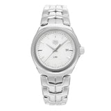 Shop Tag Heuer Link Quartz Mother of Pearl Dial Silver Steel Strap Watch for Women - WBC1310.BA0600 in USA