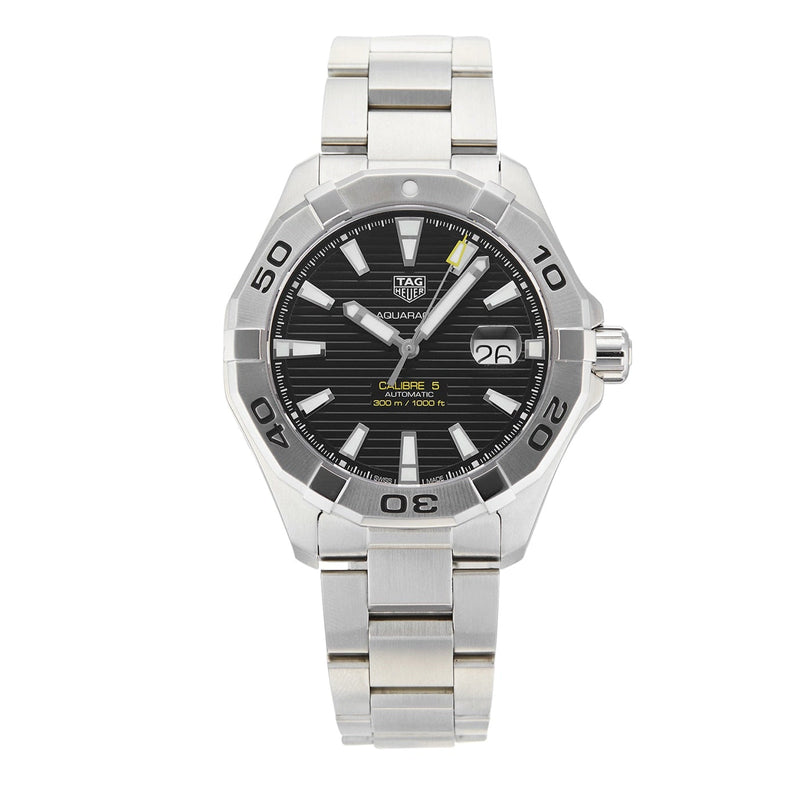 Shop Tag Heuer Aquaracer Black Dial Watch for Men - WAY2010.BA0927 in USA