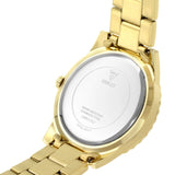 Guess Sparkler Diamonds Black Dial Gold Steel Strap Watch for Women - GW0111L2 Buy Now By Guess