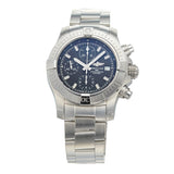 Shop Breitling Avenger Chronograph 43 Black Dial Silver Steel Strap Watch for Men - A13385101B1A1 in USA