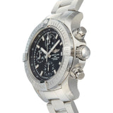 Shop Breitling Avenger Chronograph 43 Black Dial Silver Steel Strap Watch for Men - A13385101B1A1 in USA
