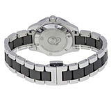 Tag Heuer Aquaracer Quartz Diamonds Black Dial Two Tone Steel Strap Watch for Men - WAY131E.BA0913