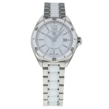 Shop Tag Heuer Formula 1 Quartz White Dial Two Tone Steel Strap Watch for Women - WBJ141AC.BA0974 in USA