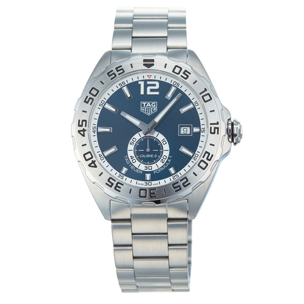 Shop Tag Heuer Formula 1 Calibre 6 Automatic Blue Dial Silver Steel Strap Watch for Men - WAZ2014.BA0842 in USA