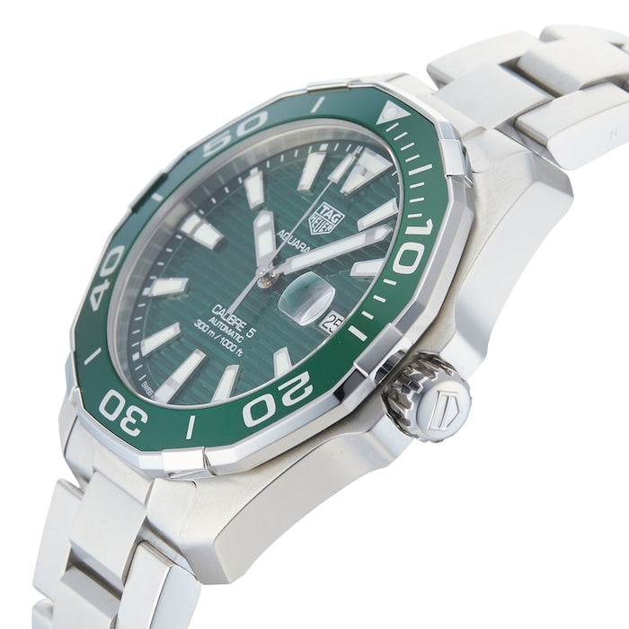 Tag Heuer Aquaracer Green Dial Watch for Men - WAY201S.BA0927 Buy Now By Tag Heuer