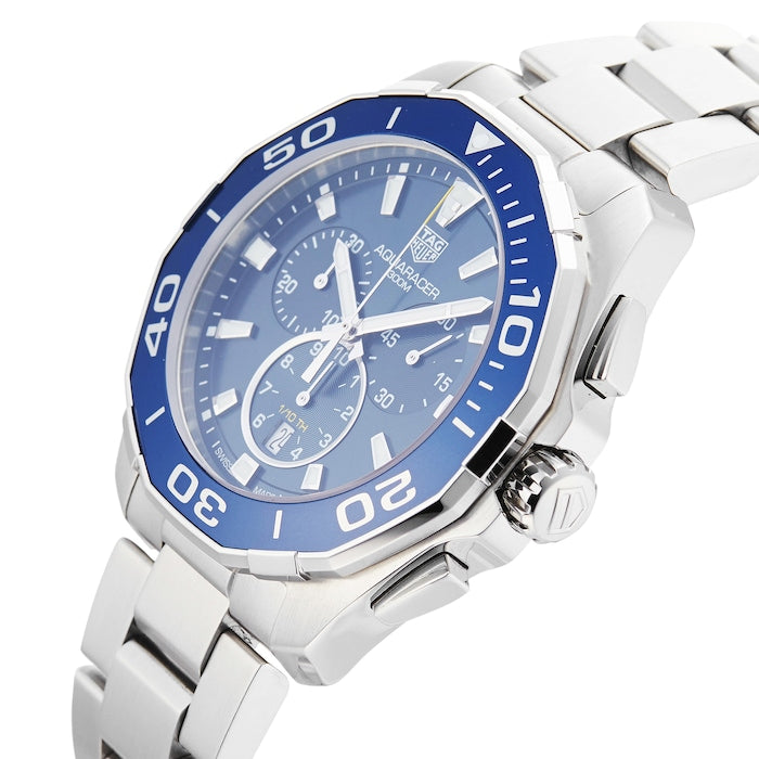 Shop Tag Heuer Aquaracer Blue Dial Watch for Men - CAY111B.BA0927 in USA