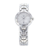 Shop Tag Heuer Link Diamonds Mother of Pearl Dial Silver Steel Strap Watch for Women - WAT1417.BA0954 in USA
