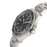 Shop Tag Heuer Aquaracer Caliber 5 Automatic Black Dial Silver Steel Strap Watch for Men - WAK2110.BA0830 in USA