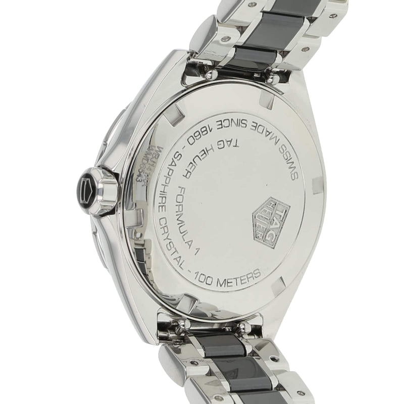 Shop Tag Heuer Formula 1 Quartz Black Dial Two Tone Steel Strap Watch for Women - WBJ141AA.BA0973 in USA