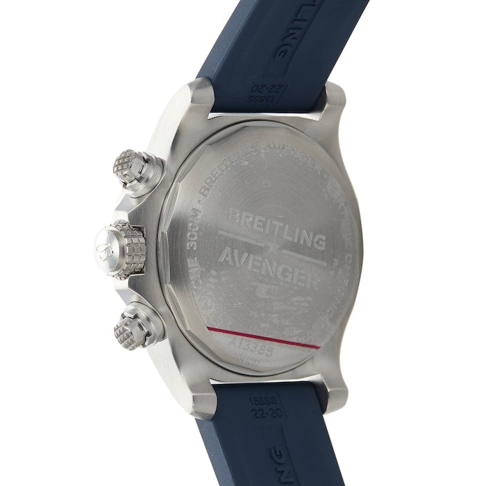 Shop Breitling Avenger Chronograph 43 Blue Dial Blue Nylon Strap Watch for Men - A13385101C1X1 in USA