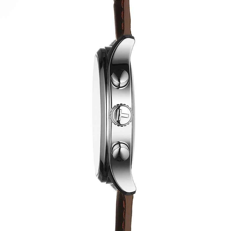 Tissot T Sport Chrono XL Classic Brown Dial Brown Leather Strap Watch For Men - T116.617.16.297.00 Buy Now By Tissot