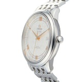 Shop Omega De Ville Prestige Co Axial Silver Dial Silver Steel Strap Watch for Men - 424.10.40.20.02.004 in USA