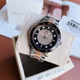 Michael Kors Runway Quartz Black Dial Two Tone Steel Strap Watch For Women - MK6960 Buy Now By Michael Kors