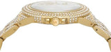 Shop Michael Kors Camille Three-Hand Crystals White Dial Gold Steel Strap Watch for Women - MK4800 in USA
