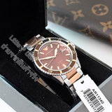 Emporio Armani Diver Quartz Brown Dial Two Tone Steel Strap Watch For Men - AR11340 Buy Now By Emporio Armani