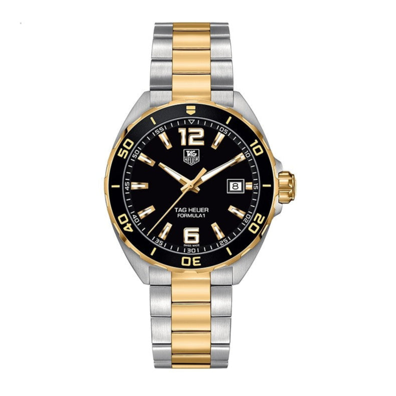 Tag Heuer Formula 1 Quartz Black Dial Two Tone Steel Strap Watch for Men - WAZ1121.BB0879 Buy Now By Tag Heuer
