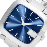Gucci G Gucci Blue Dial Silver Steel Strap Watch For Women - YA125405