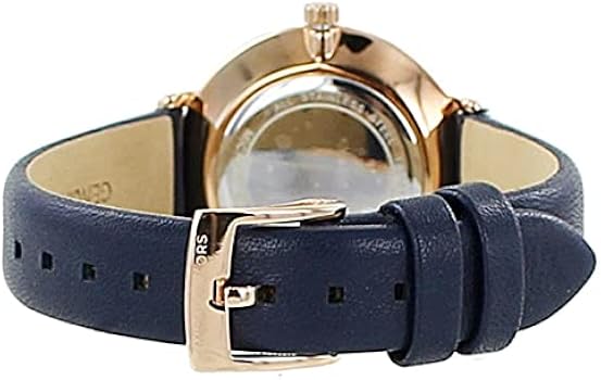 Michael Kors Pyper Analog White Dial Black Leather Strap Watch For Women - MK2804 Buy Now By Michael Kors