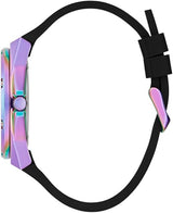 Guess Multifunction Analog Purple Dial Black Rubber Strap Watch For Women - GW0620L4 Buy Now By Guess