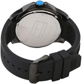 Shop Tommy Hilfiger Sport Multifunction Black Dial Black Rubber Strap Watch for Men - 1790983 in USA