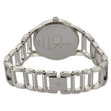 Calvin Klein Stately Silver Dial Silver Steel Strap Watch for Women - K3G23128 Buy Now By Calvin Klein