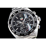 Tag Heuer Formula 1 Chronograph Black Dial Silver Steel Strap Watch for Men - CAZ101H.BA0842 Buy Now By Tag Heuer