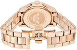 Emporio Armani Valente Chronograph Rose Gold Dial Rose Gold Steel Strap Watch For Men - AR0365 Buy Now By Emporio Armani