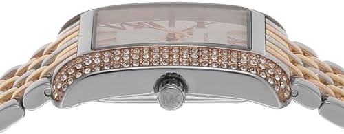 Michael Kors Emery Three-Hand White Dial Two Tone Steel Strap Watch for Women - MK4744