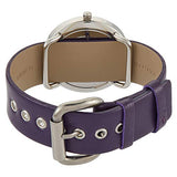 Shop Marc Jacobs Amy Purple Dial Purple Leather Strap Watch for Women - MBM1151 in USA