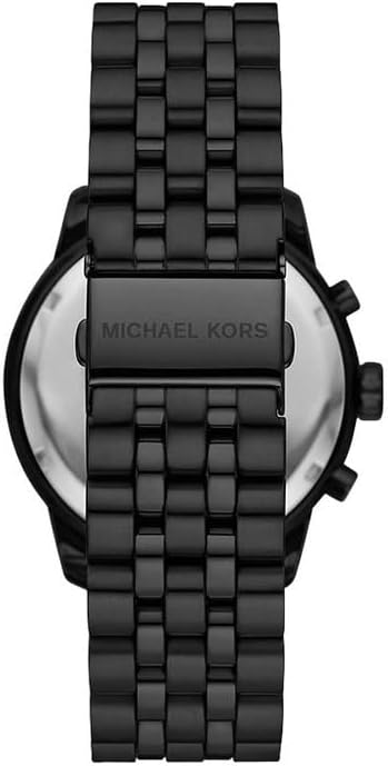 Michael Kors Cunningham Chronograph Black Dial Black Steel Strap Watch For Men - MK8965 Buy Now By Michael Kors