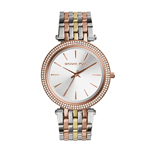 Michael Kors Darci Silver Dial Two Tone Stainless Steel Strap Watch for Women - MK3203 Buy Now By Michael Kors