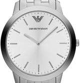 Emporio Armani Classic Quartz Silver Dial Silver Steel Strap Watch For Men - AR1745 Buy Now By Emporio Armani