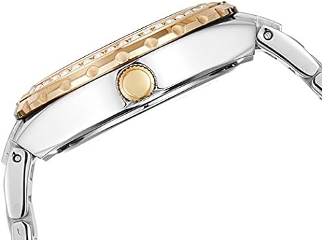 Guess Viva Diamonds Silver Dial Two Tone Steel Strap Watch for Women - W0111L5 Buy Now By Guess