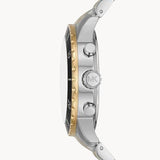 Michael Kors Cunningham Chronograph Black Dial Two Tone Steel Strap Watch For Men - MK8964 Buy Now By Michael Kors