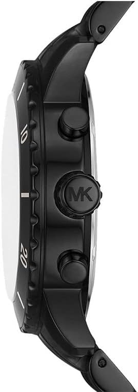 Michael Kors Cunningham Chronograph Black Dial Black Steel Strap Watch For Men - MK8965 Buy Now By Michael Kors
