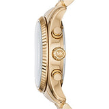 Michael Kors Lexington Chronograph Blue Dial Gold Steel Strap Watch For Women - MK6206 Buy Now By Michael Kors