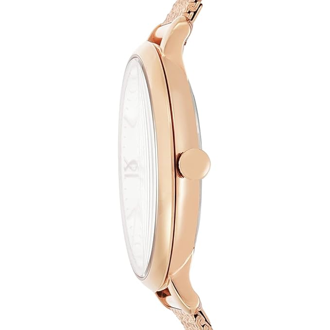 Fossil Jacqueline Mother of Pearl White Dial Gold Mesh Strap Watch for Women - ES4352 Buy Now By Fossil